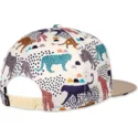 shapka-ploska-bezhov-snapbek-gepard-linen-ot-djinns