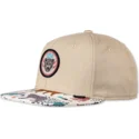 shapka-ploska-bezhov-snapbek-gepard-linen-rev-ot-djinns