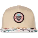 shapka-ploska-bezhov-snapbek-gepard-linen-rev-ot-djinns