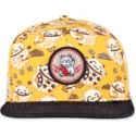 shapka-ploska-zhlt-snapbek-lucky-cat-linen-ot-djinns