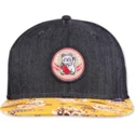 shapka-ploska-cherna-snapbek-lucky-cat-linen-rev-ot-djinns