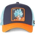 trucker-cap-in-marineblau-und-orange-son-goku-super-saiyan-blue-cas-gok2-dragon-ball-von-capslab
