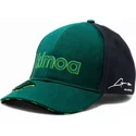 shapka-izvita-zelena-reguliruema-fernando-alonso-na-aston-martin-formula-1-ot-kimoa