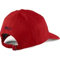 shapka-izvita-chervena-reguliruem-cotton-chino-classic-sport-ot-polo-ralph-lauren