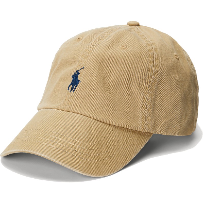 polo-ralph-lauren-curved-brim-navy-blue-logo-cotton-chino-classic-sport-brown-adjustable-cap