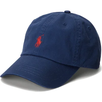 Шапка извита тъмносин регулируем Cotton Chino Classic Sport от Polo Ralph Lauren
