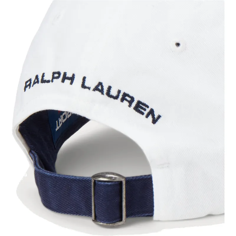 shapka-izvita-byala-reguliruem-sport-twill-ot-polo-ralph-lauren