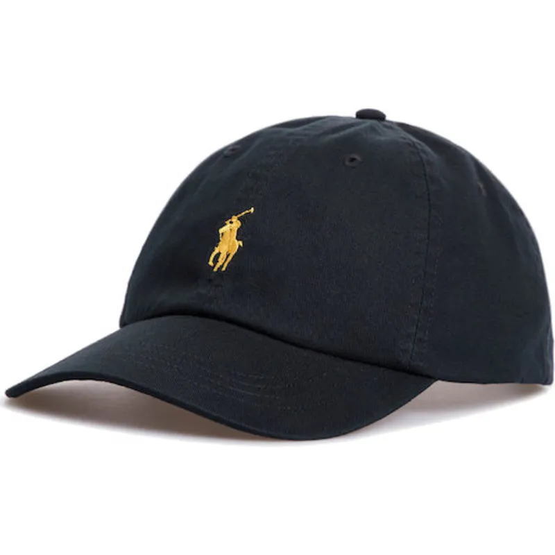 shapka-izvita-cherna-reguliruem-dorado-cotton-chino-classic-sport-ot-polo-ralph-lauren