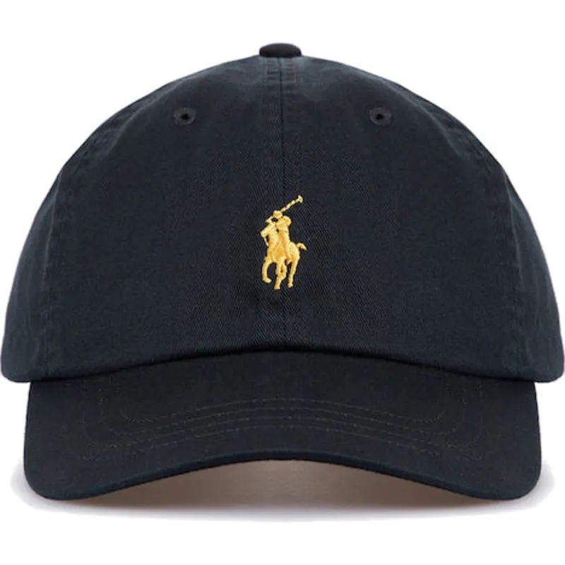 shapka-izvita-cherna-reguliruem-dorado-cotton-chino-classic-sport-ot-polo-ralph-lauren