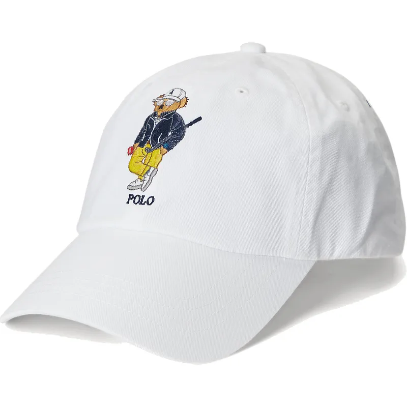 shapka-izvita-byala-reguliruem-bear-twill-ot-polo-ralph-lauren shapka-izvita-byala-reguliruem-bear-twill-ot-polo-ralph-lauren