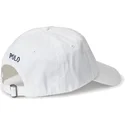 shapka-izvita-byala-reguliruem-bear-twill-ot-polo-ralph-lauren