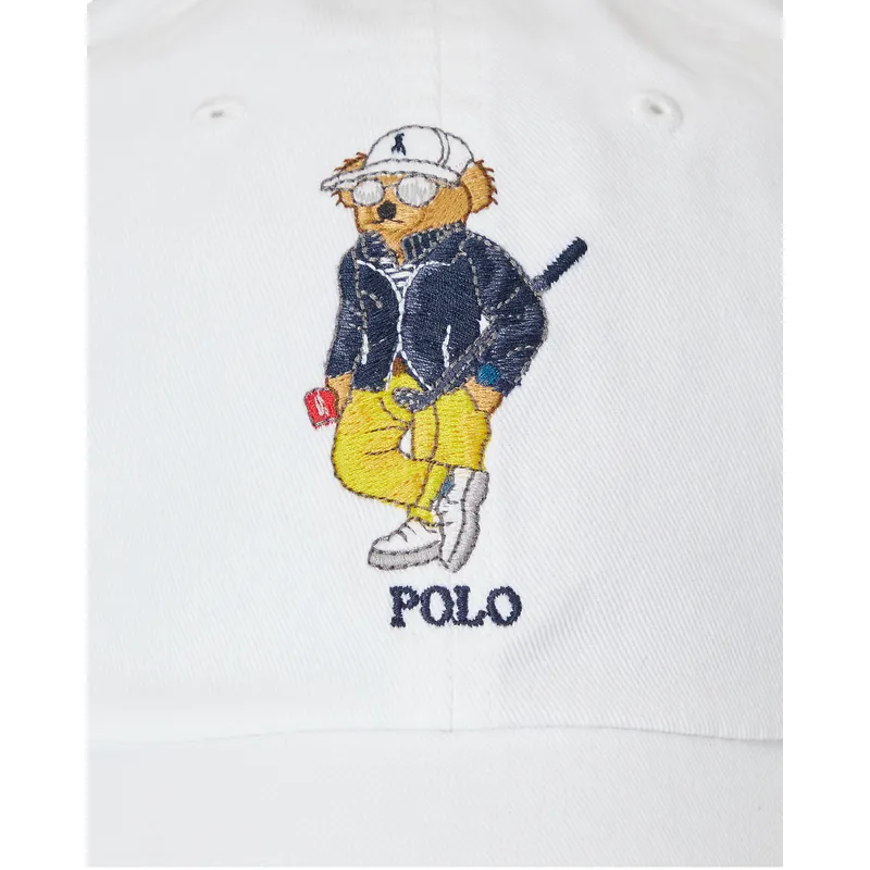 shapka-izvita-byala-reguliruem-bear-twill-ot-polo-ralph-lauren shapka-izvita-byala-reguliruem-bear-twill-ot-polo-ralph-lauren