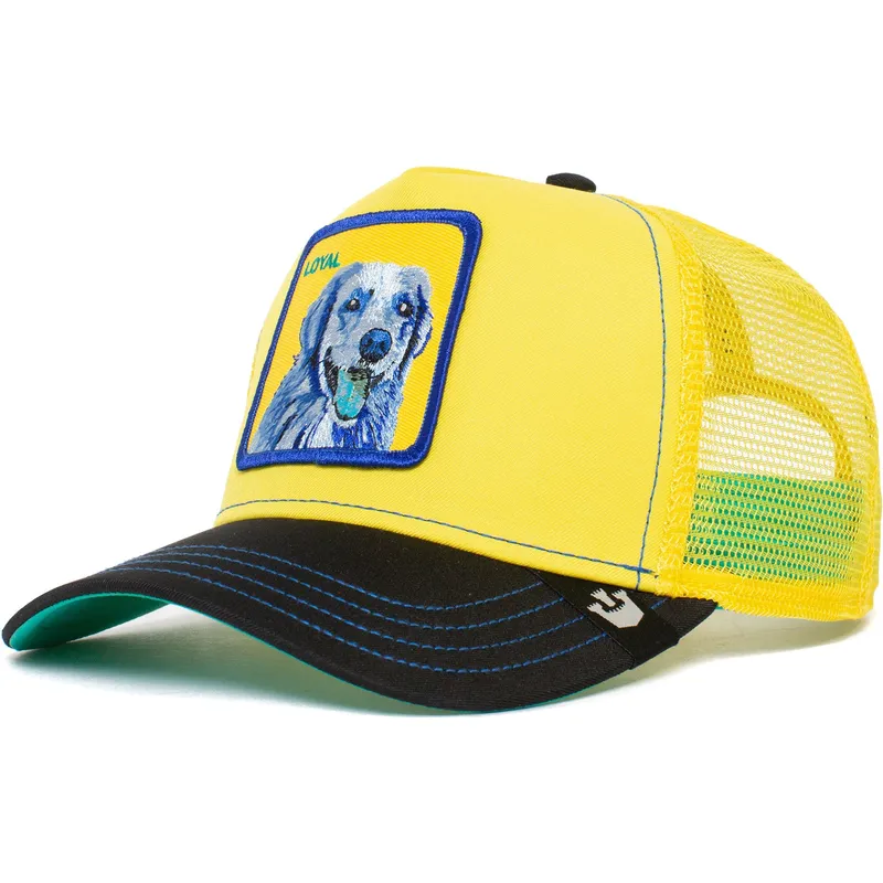 shapka-izvita-traker-zhlt-snapbek-loyal-doggy-trip-the-farm-ot-goorin-bros