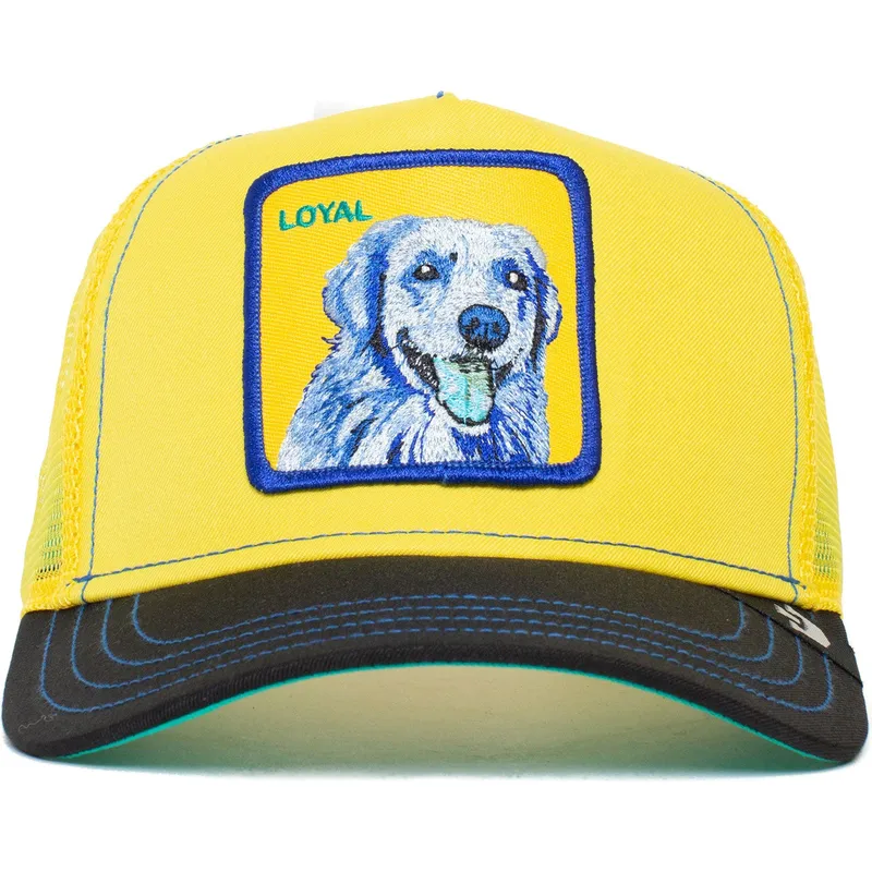 trucker-cap-gelb-und-schwarz-labrador-retriever-hund-loyal-doggy-trip-the-farm-von-goorin-bros