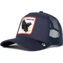 shapka-izvita-tmnosin-snapback-na-gorra-trucker-azul-marino-aguila-freedom-truckin-the-farm-the-farm-ot-goorin-bros