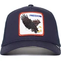 shapka-izvita-tmnosin-snapback-na-gorra-trucker-azul-marino-aguila-freedom-truckin-the-farm-the-farm-ot-goorin-bros
