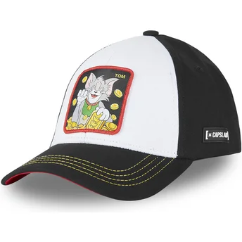 Шапка извита черна снапбек T12 Том Looney Tunes от Capslab