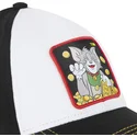 gorra-curva-blanca-y-negra-snapback-tom-t12-looney-tunes-de-capslab