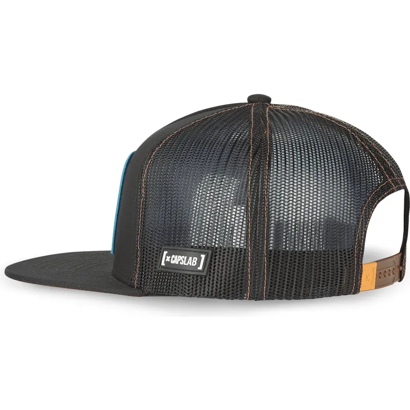 schwarze-flache-trucker-kappe-scooby-doo-sbd7-scooby-doo-von-capslab