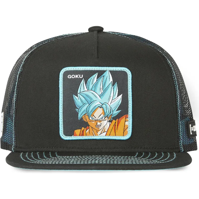 shapka-ploska-cherna-snapbek-son-goku-dragon-ball-ot-capslab