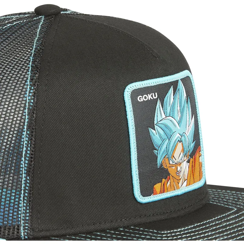 shapka-ploska-traker-cherna-snapbek-super-saiyan-blue-sa1-son-goku-dragon-ball-ot-capslab