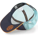 gorra-plana-trucker-azul-marino-y-naranja-son-goku-super-saiyan-blue-sa2-dragon-ball-de-capslab