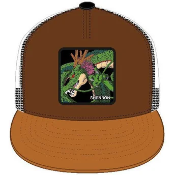 Casquette plate trucker marron Shenron SHE5 Dragon Ball Capslab