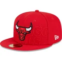 shapka-ploska-chervena-prilepnala-59fifty-draft-edition-2023-na-chicago-bulls-nba-ot-new-era