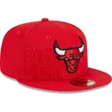 shapka-ploska-chervena-prilepnala-59fifty-draft-edition-2023-na-chicago-bulls-nba-ot-new-era