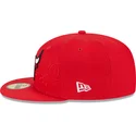shapka-ploska-chervena-reguliruema-59fifty-draft-edition-2023-na-chicago-bulls-nba-ot-new-era