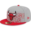 graue-und-rote-59fifty-draft-edition-2023-fitted-cap-der-chicago-bulls-nba-von-new-era