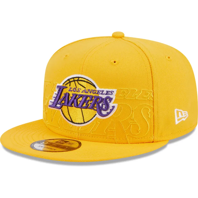 shapka-ploska-zhlt-snapbek-9fifty-draft-edition-2023-na-los-angeles-lakers-nba-ot-new-era