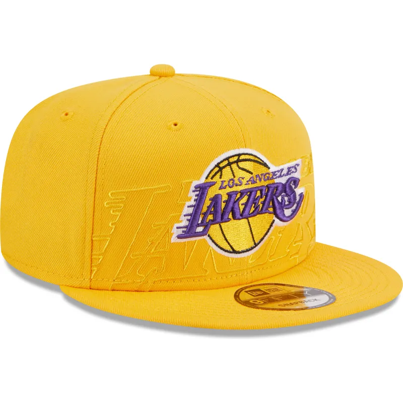 shapka-ploska-zhlt-snapbek-9fifty-draft-edition-2023-na-los-angeles-lakers-nba-ot-new-era