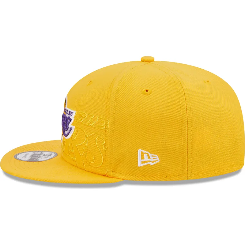 shapka-ploska-zhlt-snapbek-9fifty-draft-edition-2023-na-los-angeles-lakers-nba-ot-new-era
