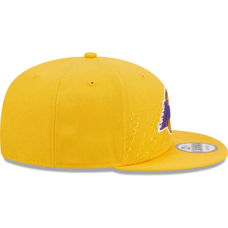 shapka-ploska-zhlt-snapbek-9fifty-draft-edition-2023-na-los-angeles-lakers-nba-ot-new-era