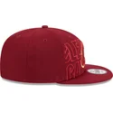 shapka-ploska-chervena-snapbek-9fifty-draft-edition-2023-na-cleveland-cavaliers-nba-ot-new-era