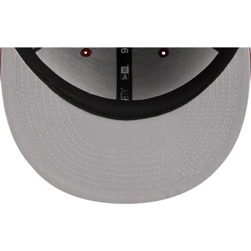 shapka-ploska-chervena-snapbek-9fifty-draft-edition-2023-na-cleveland-cavaliers-nba-ot-new-era