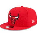 shapka-ploska-chervena-snapbek-9fifty-draft-edition-2023-na-chicago-bulls-nba-ot-new-era