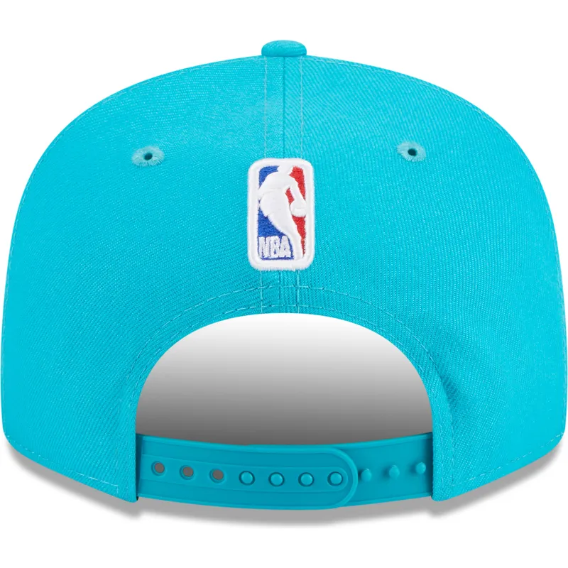 shapka-ploska-sinya-snapbek-9fifty-draft-edition-2023-na-charlotte-hornets-nba-ot-new-era