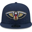 shapka-ploska-tmnosin-snapbek-9fifty-draft-edition-2023-na-new-orleans-pelicans-nba-ot-new-era