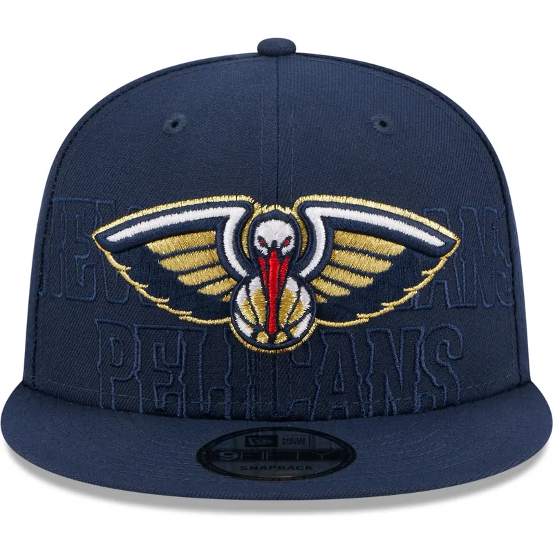 shapka-ploska-tmnosin-snapbek-9fifty-draft-edition-2023-na-new-orleans-pelicans-nba-ot-new-era
