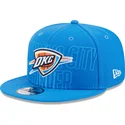 gorra-plana-azul-snapback-9fifty-draft-edition-2023-de-oklahoma-city-thunder-nba-de-new-era