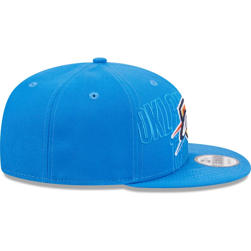 shapka-ploska-sinya-snapbek-9fifty-draft-edition-2023-na-oklahoma-city-thunder-nba-ot-new-era