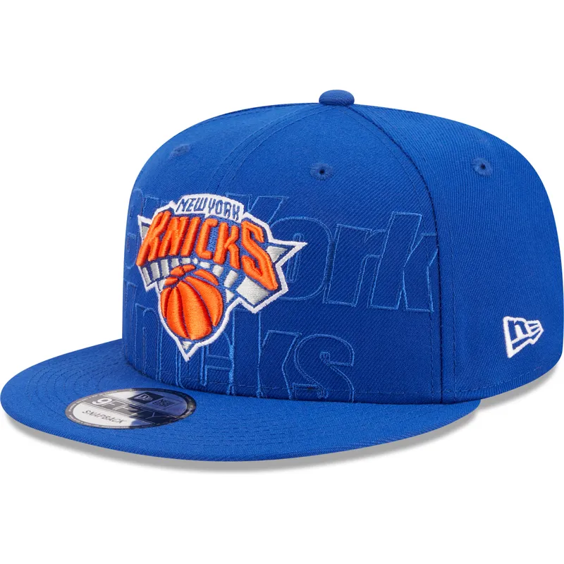 shapka-ploska-sinya-snapbek-9fifty-draft-edition-2023-na-new-york-knicks-nba-ot-new-era