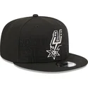 shapka-ploska-cherna-snapbek-9fifty-draft-edition-2023-na-san-antonio-spurs-nba-ot-new-era