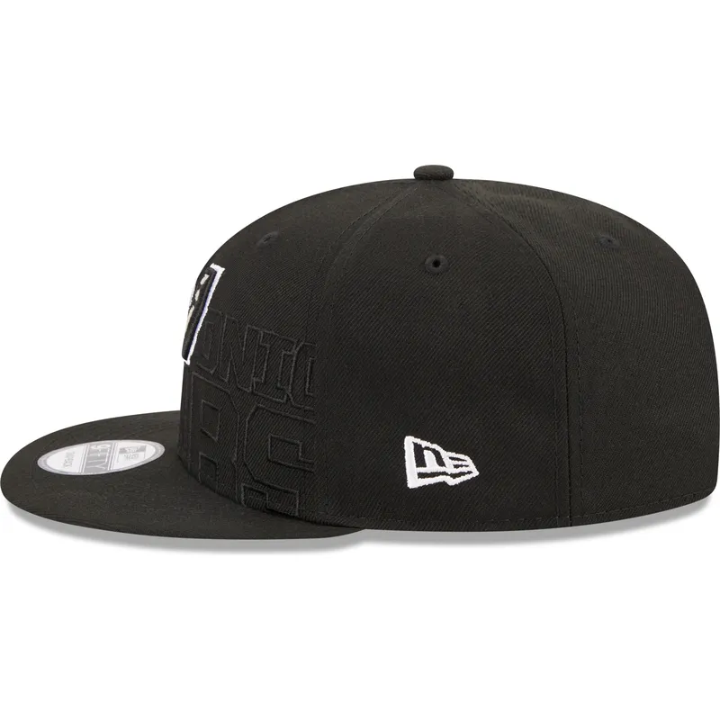 shapka-ploska-cherna-snapbek-9fifty-draft-edition-2023-na-san-antonio-spurs-nba-ot-new-era