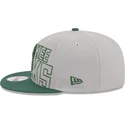 graue-und-grune-flatcap-snapback-9fifty-draft-edition-2023-der-milwaukee-bucks-nba-von-new-era
