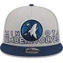 shapka-ploska-siv-snapbek-9fifty-draft-edition-2023-na-minnesota-timberwolves-nba-ot-new-era