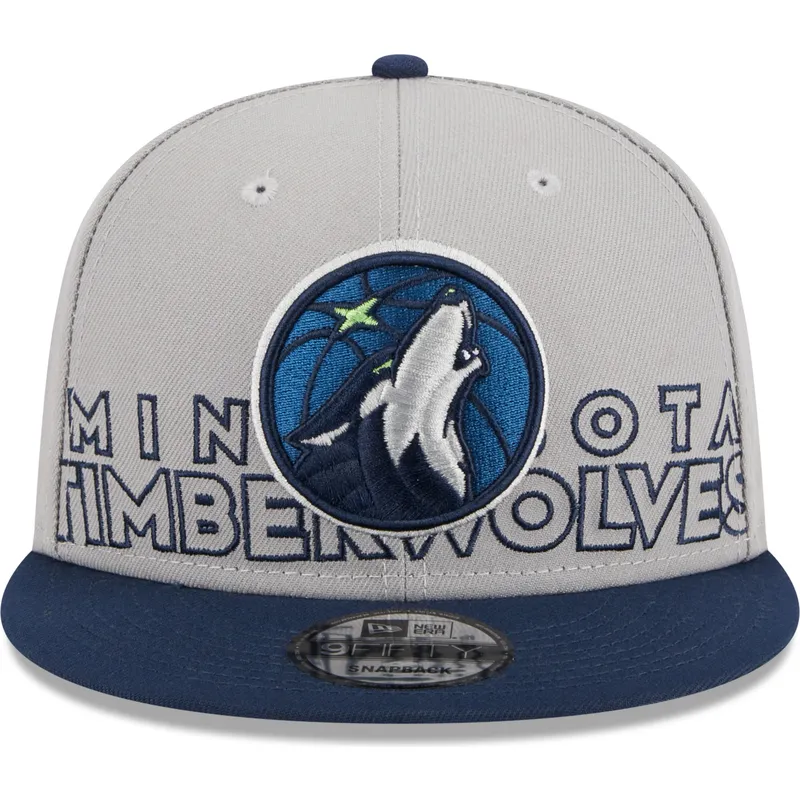 shapka-ploska-siv-snapbek-9fifty-draft-edition-2023-na-minnesota-timberwolves-nba-ot-new-era