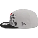 gra-og-sort-snapback-9fifty-draft-edition-2023-flat-kasket-fra-portland-trail-blazers-nba-fra-new-era